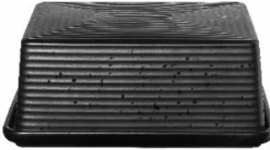 Asa Selection Farbe>Butterdose, schwarz 15,3 x 11,6 x 7 cm