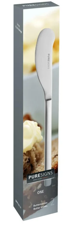 Puresigns Edelstahl Und Kunststoff>Buttermesser One extra matt