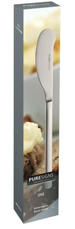 Puresigns Edelstahl Und Kunststoff>Buttermesser One extra matt