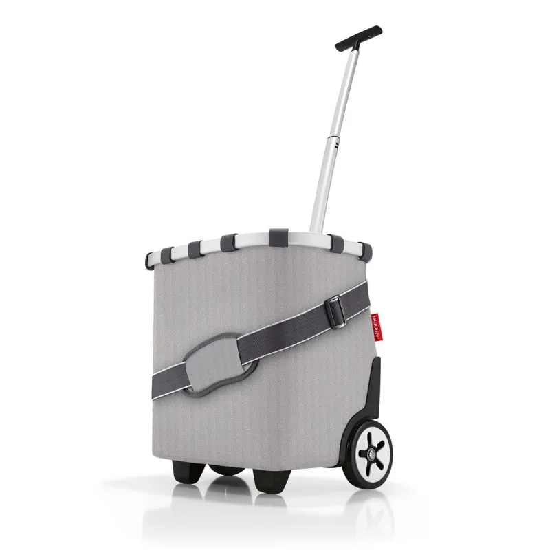 Reisenthel Einkaufstrolly/Shopper>Carrycruiser Herringbone Grey Einkaufskorb mit Rol