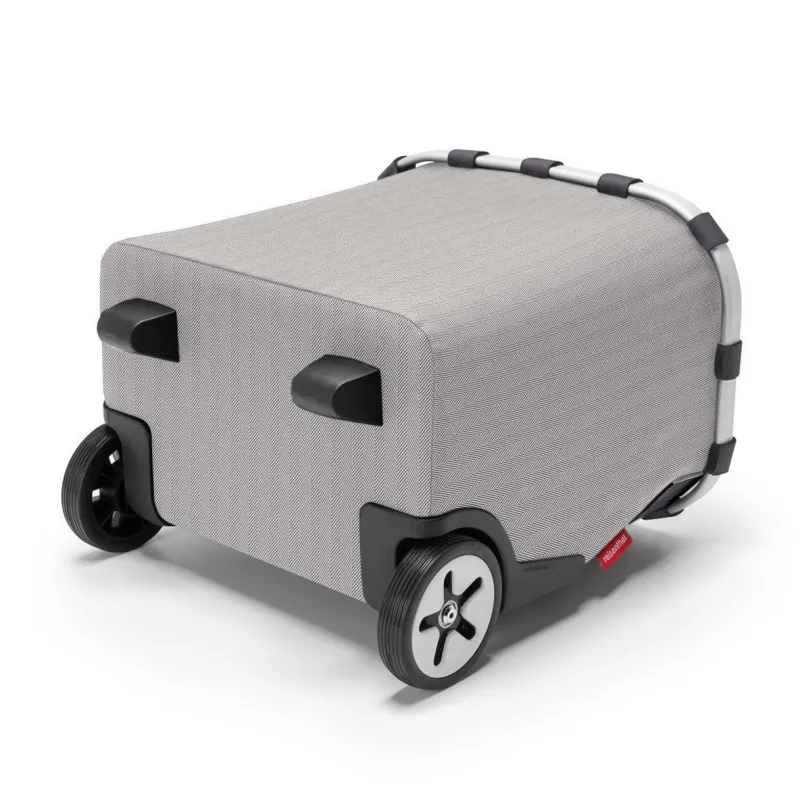 Reisenthel Einkaufstrolly/Shopper>Carrycruiser Herringbone Grey Einkaufskorb mit Rol