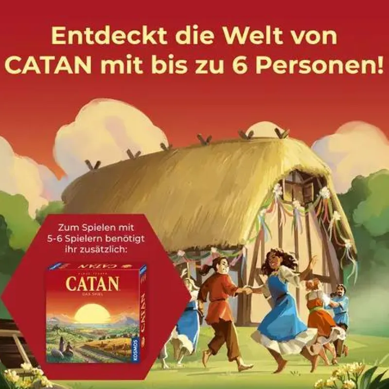 Kosmos Familien- Und Gesellschaftsspiele>CATAN - Das Spiel - Erweiterung 5-6 Personen