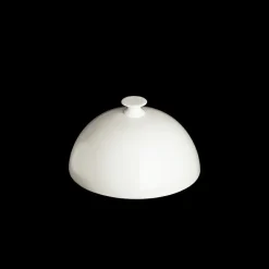 Dibbern Weiß>Cloche für Teller tief 19 cm Classic Weiss Fine Bo