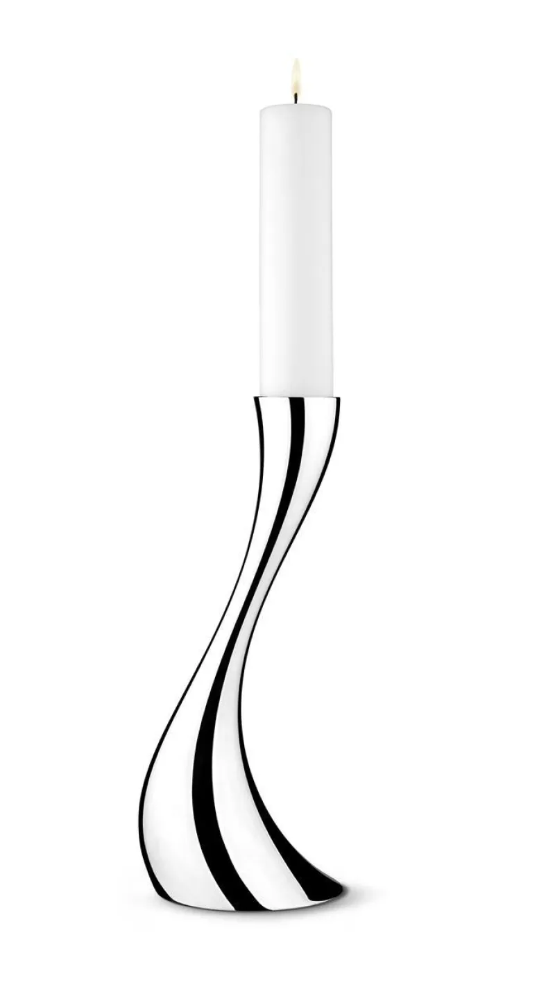 Georg Jensen A/S Kerzen, Leuchter Und Zubehör>COBRA Bodenkerzenständer klein Edelstahl