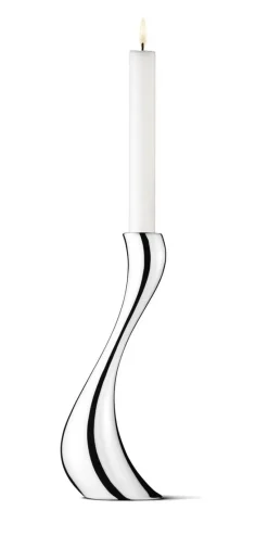 Georg Jensen A/S Kerzen, Leuchter Und Zubehör>Cobra Kerzenhalter Edelstahl groß