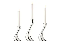 Georg Jensen A/S Kerzen, Leuchter Und Zubehör>Cobraset 3 Kerzenhalter
