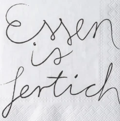 Räder Servietten Und Serviettenringe|Servietten>Cocktailserviette „Essen ist....", 25cmx25cm
