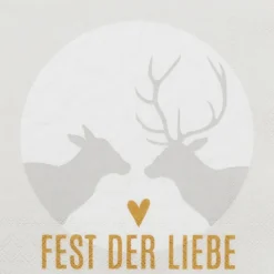 Räder Servietten Und Serviettenringe|Servietten>Cocktailserviette „Fest der Liebe", 25x25cm