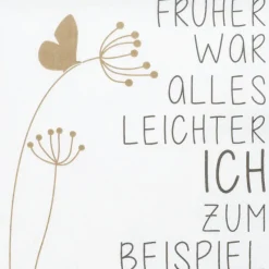 Räder Servietten Und Serviettenringe|Servietten>Cocktailserviette „Früher war alles...", 25cmx25cm