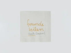 Räder Servietten Und Serviettenringe|Servietten>Cocktailserviette 25x25cm Freunde Teilen Auch Esse