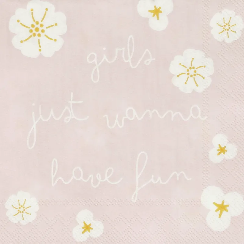 Räder Servietten Und Serviettenringe|Servietten>Cocktailserviette 25x25cm Girls Just Wanna Have Fu