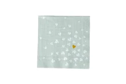 Räder Servietten|Servietten Und Serviettenringe>Cocktailserviette 25x25cm Goldens Herz
