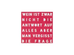 Räder Servietten Und Serviettenringe|Servietten>Cocktailserviette 25x25cm Wein Ist Zwar Nicht Die