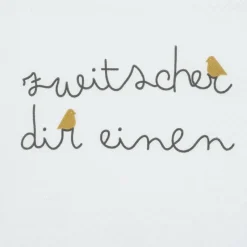 Räder Servietten Und Serviettenringe|Servietten>Cocktailserviette „Zwitscher dir einen", 25cmx25cm