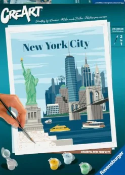 Ravensburger Malen Und Zeichnen>Colorful New York City - Malen nach Zahlen