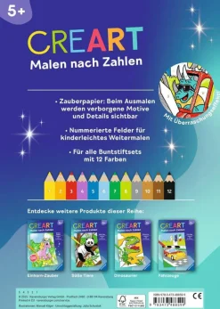 Ravensburger Malen Und Zeichnen>Creart Malen Nach Zahlen Ab 5, Zauberpapier