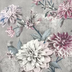 IHR Servietten Und Serviettenringe|Servietten>DARIA grey Lunch-Servietten L 820245