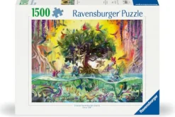 Ravensburger Erwachsenenpuzzle>Das Einhorn aus dem See und seine Freunde - Puzzle