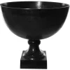 Shishi AS Schalen>Dekoschale auf Fuß schwarz, D45,5 H44,5cm, alumini