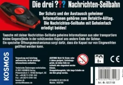 Kosmos Experimentieren>Die drei ??? - Nachrichten-Seilbahn (große Dose)