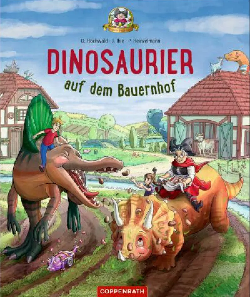 COPPENRATH SPG Interaktive Lernspiele>Dinosaurier auf dem Bauernhof (Bd.4)