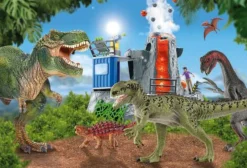 Schmidt Spiele Kinderpuzzle>Dinosaurier der Urzeit mit Add-on - Puzzle 100 Tei