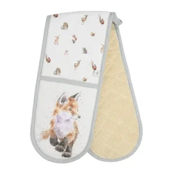 Wrendale Desings Ltd Küchentextilien>Doppelofenhandschuh Waldbewohner Igel