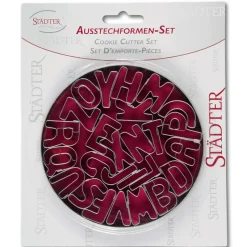 Staedter Gmbh Ausstecher Und Stempel>Dose Ø 12 cm, Buchstaben