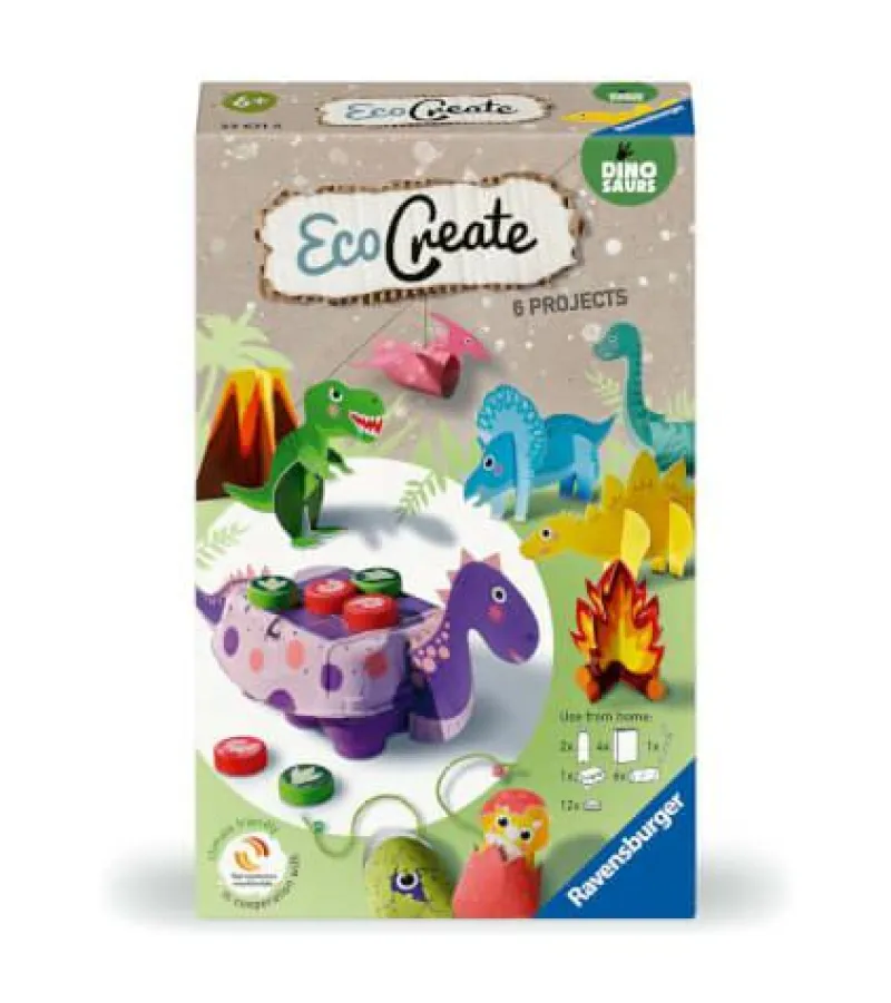 Ravensburger Basteln>EcoCreate - Roar with the Dinosaurs - DIY Bastelse