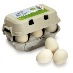 Erzi Kaufladen Und Spielküche>Eier, weiß im Karton