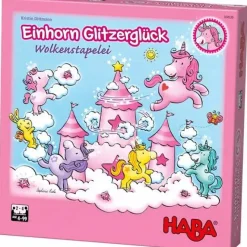 Haba Kinderspiele>Einhorn Glitzerglück - Wolkenstapelei