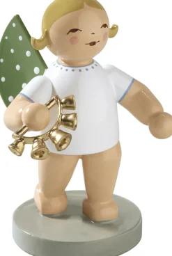 Wendt&Kühn Figuren>Engel mit Glockenkranz, Grünhainichener Engel - 65