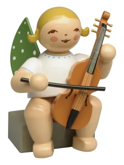 Wendt&Kühn Figuren>Engel mit Viola da Gamba neu 2025