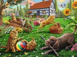 Ravensburger Kinderpuzzle>Entdecker auf vier Pfoten - Puzzle 200 Teile