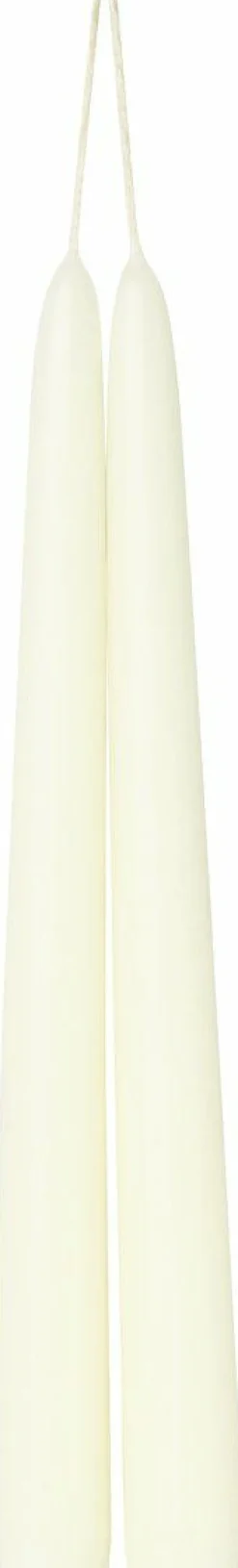 IHR Kerzen, Leuchter Und Zubehör>2er SPITZKERZE Ivory 24 Cm Lang 1 Paar Spitzkerze