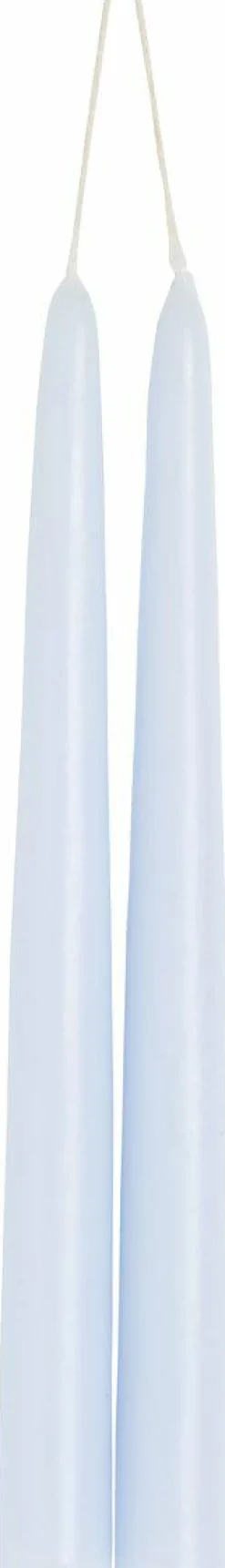 IHR Kerzen, Leuchter Und Zubehör>2er SPITZKERZE Light Blue 24 Cm Lang 1 Paar Spitzk