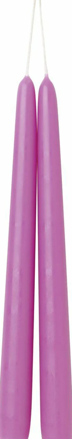 IHR Kerzen, Leuchter Und Zubehör>2er SPITZKERZE Pink 24 Cm Lang 1 Paar Spitzkerze