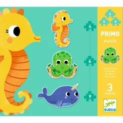 Djeco Kleinkindpuzzle|Spielen>Erstes Puzzlen Im Meer