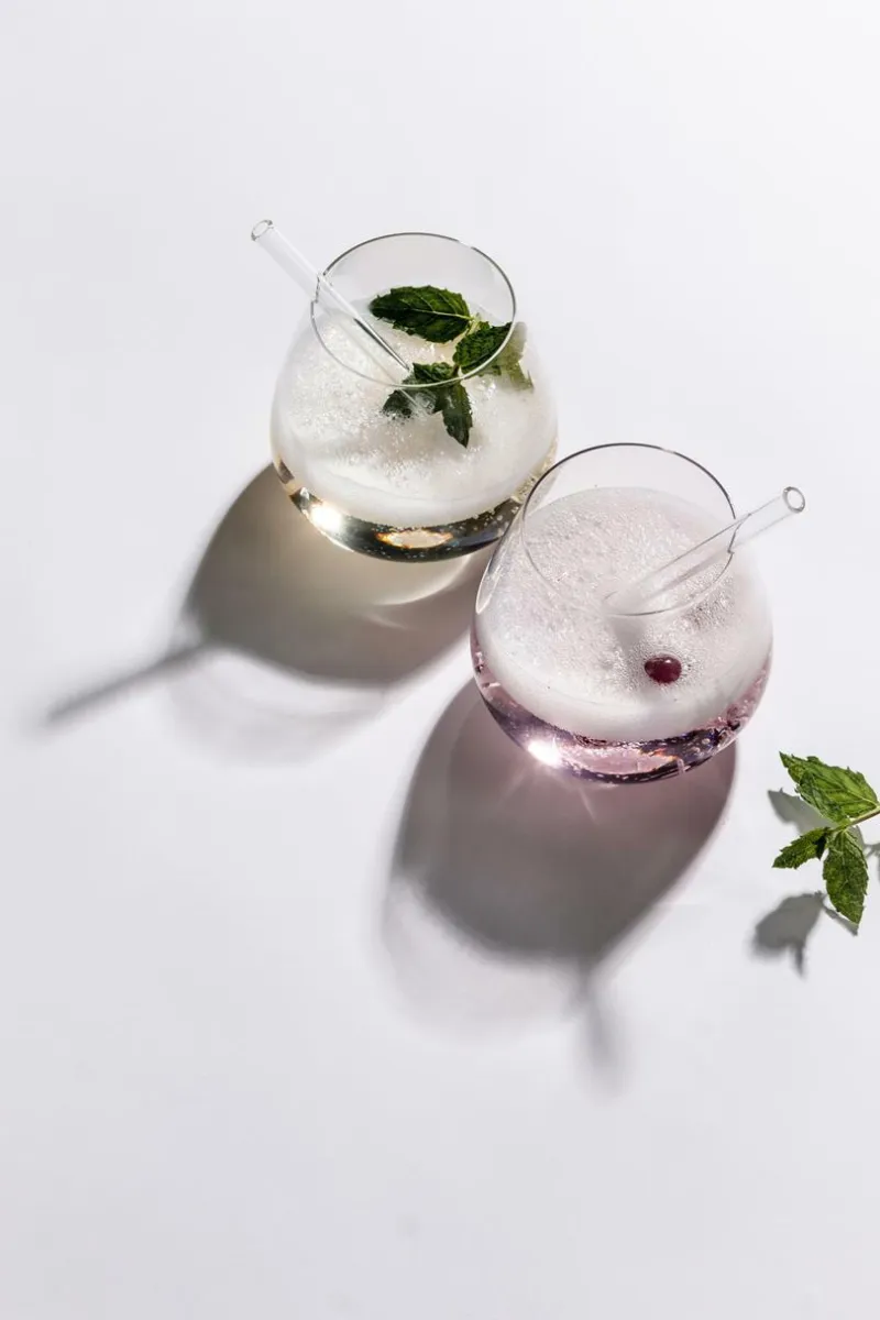 SCHOTT ZWIESEL Wasser, Saft Und Longdrink>4erTumbler After-work drink +4xTrinkhalm +Büste