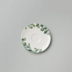 Dibbern Farbe>Espresso Untertasse 11,5 cm Eukalyptus Fine Bone C