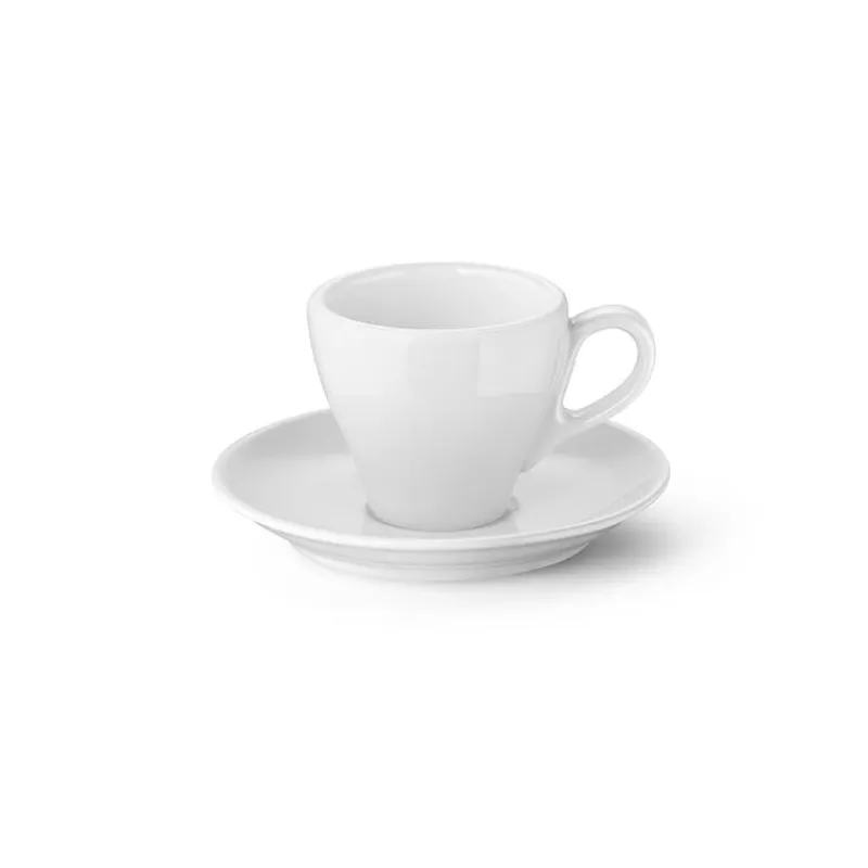 Dibbern Weiß>Espresso Untertasse Classico 12 cm Weiss Solid Col