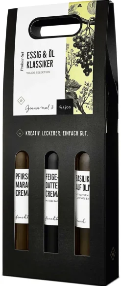 Wajos Gewürze Und Saucen>Essig + Öl 3er-Set - 3x100ml