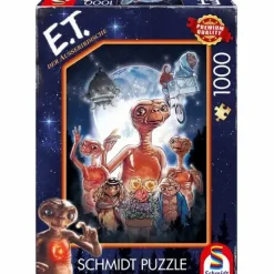 Schmidt Spiele Erwachsenenpuzzle>E.T., Der Außerirdische, Abenteuer 1000 Teile
