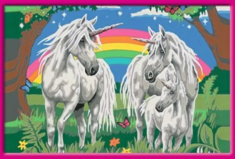 Ravensburger Malen Und Zeichnen>Fabelhafte Einhornwelt - Malen nach Zahlen