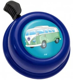 Liix Fahrradzubehör>Fahrradklingel Peace Bus blau Peace Bus Cobalt Met