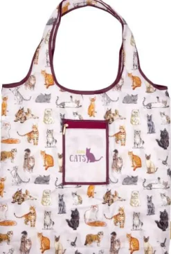 COPPENRATH SPG Taschen Und Körbe>Faltshopper Katzen - I love cats & dogs