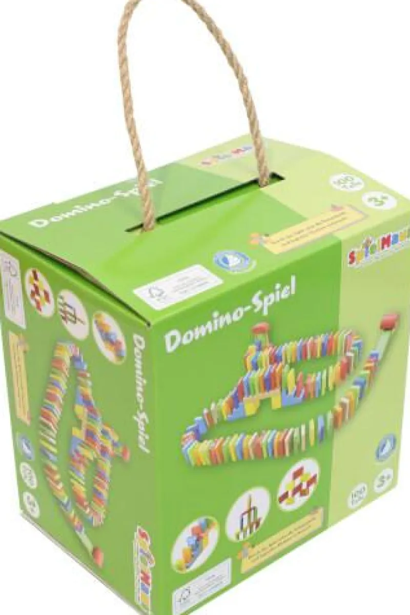 SpielMaus Familien- Und Gesellschaftsspiele>Farbenfrohes Domino-Spiel, 100 Teile