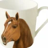 IHR Henkelbecher>FARM HORSE Cream Bone China Becher