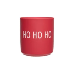 Design Letters ApS Henkelbecher>Favourite Cups HOHOHO Christmas rot Becher