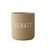 Design Letters ApS Henkelbecher>Favourite Cups Schatz beige 8,5x8cm Becher